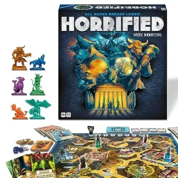 Ravensburger Horrified: Greek Monsters - Cooperative Strategy Board Game | for Ages 10 and Up | Unle...