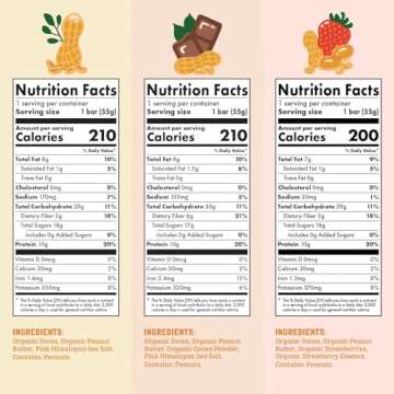 Skout Organic Plant-Based Protein Bars Variety Pack (12 Pack) 3 Flavors - 10g Protein - Vegan Protein Bars - Only 6 Ingredients Or Less - Easy Snack - Gluten, Dairy, Grain & Soy Free