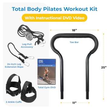 Total Gym Full Body Pilates Kit for Men and Women