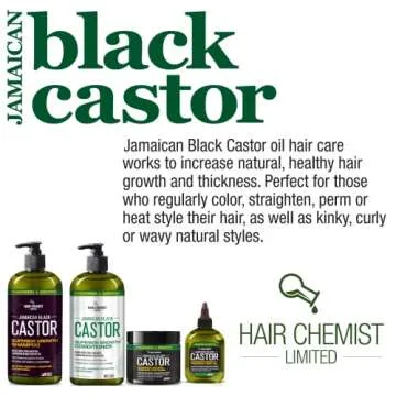 Jamaican Black Castor Oil Shampoo for Healthy Hair Growth - 33.8 oz