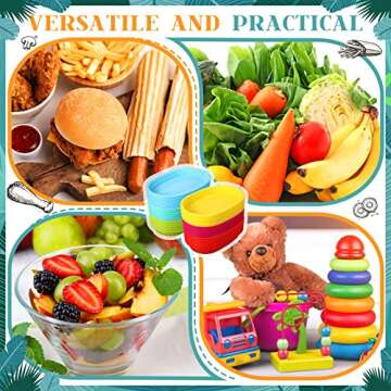 Colorful Food Baskets Fast Food Serving Set for Parties