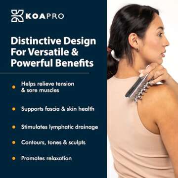 KOAPRO Facial Fascia Blaster Tool: Effective Pain Relief & Skin Rejuvenation
