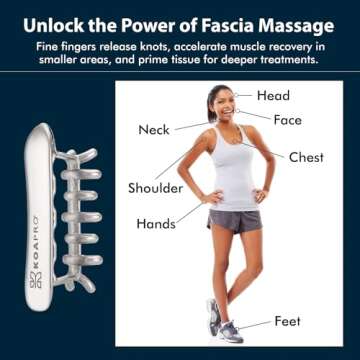 KOAPRO Facial Gua Sha Tool for Pain Relief & Skin Health