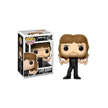 Funko Pop! Rocks: Metallica - Lars Ulrich Collectible Figure - Your Ultimate Tribute to Metal Legend...
