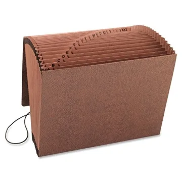 Smead TUFF Expanding File - 21 Pockets, A-Z Indexing, Durable Closure