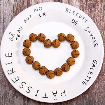 Jingle Bells for Craft, 300 Pieces Bulk DIY Christmas Bells for Decoration, Home Decoration (Rusty, 0.5 Inch)