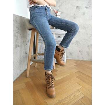 Amaravali Women's Eco-Friendly Ankle Boots with Comfort