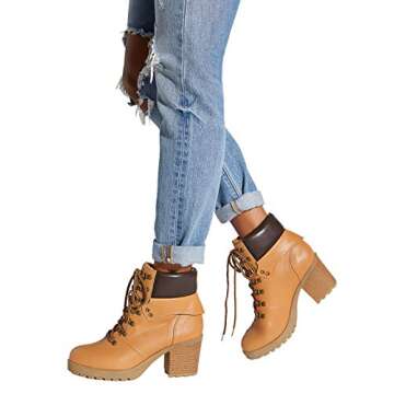 Amaravali Women's Eco-Friendly Ankle Boots with Comfort