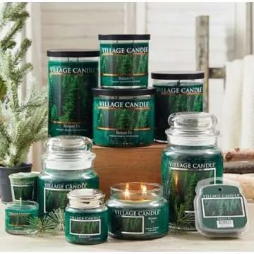 Village Candle Balsam Fir Large Jar Scented Candle