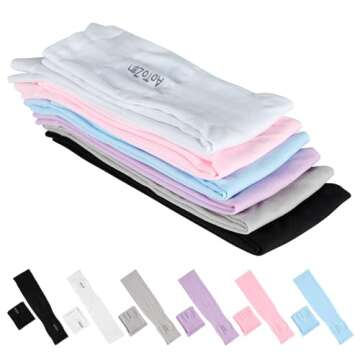 AoOnZan 6 Pairs Arm Sleeves for UV Protection and Comfort