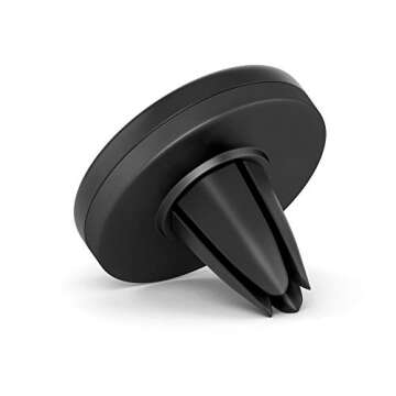 TechMatte Car Mount, MagGrip Air Vent Magnetic Universal Car Mount Holder for Smartphones Including iPhone 7, 6, 6S, Galaxy S7, S7 Edge Black, Portable Electronic Device Mount