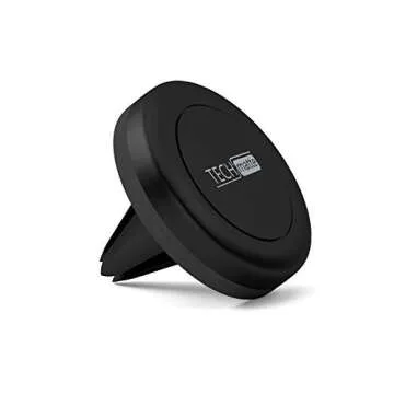 TechMatte Car Mount, MagGrip Air Vent Magnetic Universal Car Mount Holder for Smartphones Including iPhone 7, 6, 6S, Galaxy S7, S7 Edge Black, Portable Electronic Device Mount