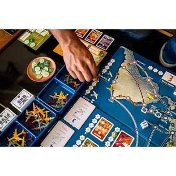 Funko Games Pan Am Board Game, Strategy Board Game, 2-4 Players 6 and Up