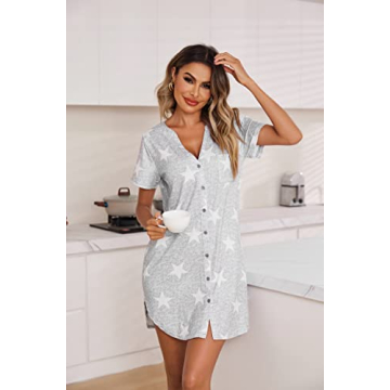 Ekouaer Night Dress for Women - Comfort & Style