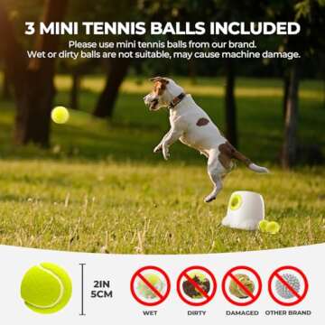 ALL FOR PAWS Original Dog Automatic Ball Launcher for Small and Medium Dogs, Dog Tennis Ball Throwing Machine,Interactive Dog Toy Dog Enrichment Mental Stimulation Toys, Reduce Boredom and Stress