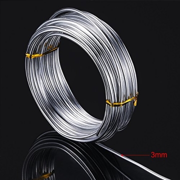 TecUnite Aluminum Craft Wire for Versatile DIY Projects