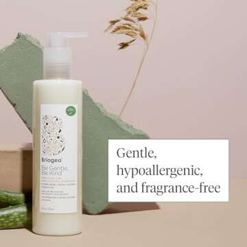 Briogeo Be Gentle, Be Kind Aloe + Oat Milk Ultra Soothing Conditioner, Hypoallergenic and Dermatologist-Approved Conditioner, Fragrance Free, Vegan, Cruelty-Free, 8 fl oz