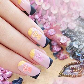 100Pcs Crystal Cute Cartoon Resin 3D Bear for Nail Arts -3D Bear Nail Charm Bear Nail Decal, Nail Glitter, Nail Bear 3D, Nail Art DIY Supplies Ornaments Manicure Design Accessories Crafting Design