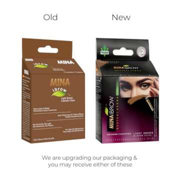 MinaiBrow Instant Hair Dye Kit Light Brown | Natural & Vegan Tinting Powder