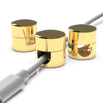Gold Cable Anchors by ICONIT | Premium 3 Pack