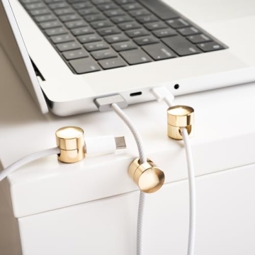 Gold Cable Anchors by ICONIT | Premium 3 Pack