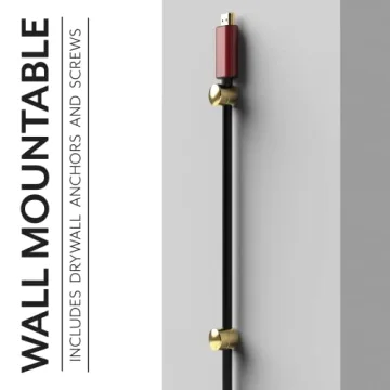 Gold Cable Anchors by ICONIT | Premium 3 Pack