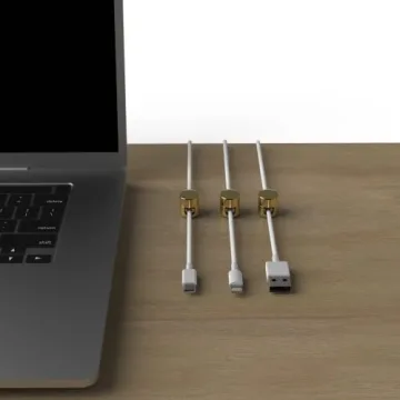 Gold Cable Anchors by ICONIT | Premium 3 Pack