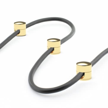 Gold Cable Anchors by ICONIT | Premium 3 Pack
