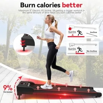 Sperax 4-in-1 Incline Walking Pad Portable Treadmill