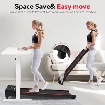 Sperax 4-in-1 Incline Walking Pad Portable Treadmill