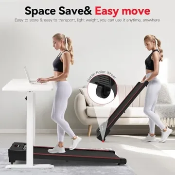 Sperax 4-in-1 Incline Walking Pad Portable Treadmill