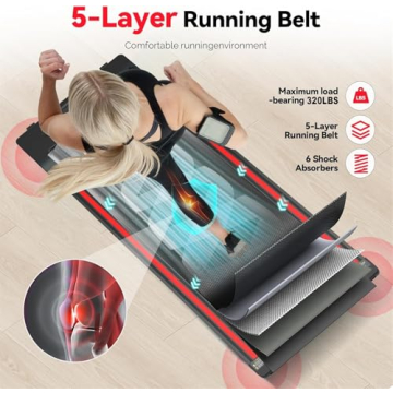 Sperax 4-in-1 Incline Walking Pad Portable Treadmill