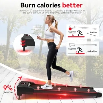 Sperax 4-in-1 Incline Walking Pad Portable Treadmill