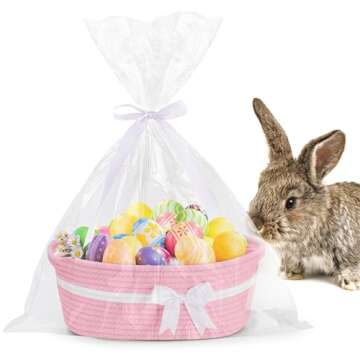 Elegant Yeeeasy Gift Basket with Bow for All Occasions