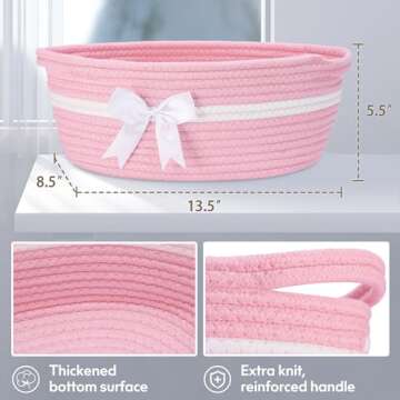 Elegant Yeeeasy Gift Basket with Bow for All Occasions