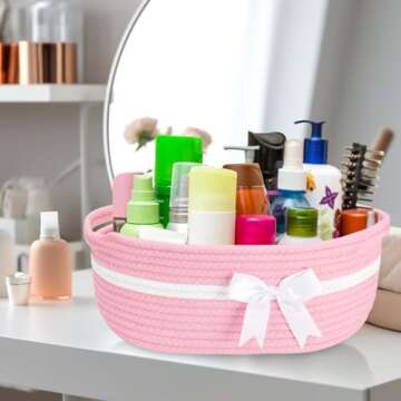 Elegant Yeeeasy Gift Basket with Bow for All Occasions