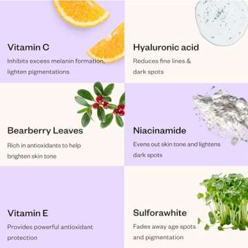 YOURS Anti-Pigmentation Serum- Vitamin C & Niacinamide- Lightens Pigmentation, Dark Spots and Acne Scars, Brightens Dull Skin, Improves Skin Tone & Skin Texture, 1 Fl Oz