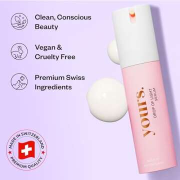 YOURS Anti-Pigmentation Serum- Vitamin C & Niacinamide- Lightens Pigmentation, Dark Spots and Acne Scars, Brightens Dull Skin, Improves Skin Tone & Skin Texture, 1 Fl Oz