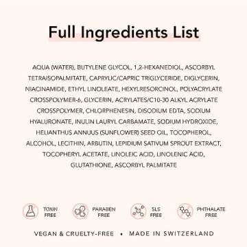 YOURS Anti-Pigmentation Serum- Vitamin C & Niacinamide- Lightens Pigmentation, Dark Spots and Acne Scars, Brightens Dull Skin, Improves Skin Tone & Skin Texture, 1 Fl Oz