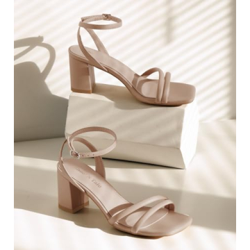 Stylish Shoe'N Tale Women's Strappy Block Heels