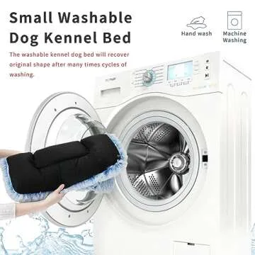 Nononfish 22 Inch Dog Crate Bed - Soft, Washable & Durable