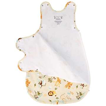 BABYINABAG Baby Sleeping Bag or Sack, 1 Tog Summer Model Model with Animal Pattern (Large (22 mos - 3T))
