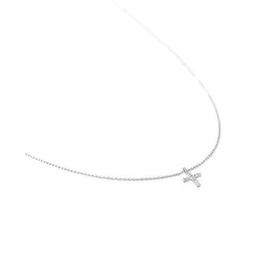 Kendra Scott White Diamond Cross Pendant Necklace