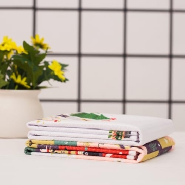 Nutcracker Christmas Kitchen Towels for Holiday Decor