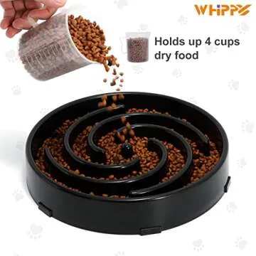 Whippy Slow Feeder Dog Bowl for Healthy Eating
