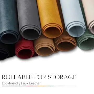 MOSAYT Vinyl Placemats Set of 6-12 X 17 Inch - Faux Leather 100% Waterproof Oil-Proof Wipeable PU Place Mats, Heat Resistant Reversible Table Mats for Kitchen, Dining, Outdoor (Beige)