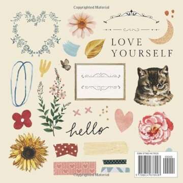 The Cut Out And Collage Book: One-Sided Decorative Art for Cut and Collage, Mixed Media, Junk Journa...