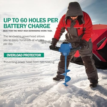 Landworks Electric Ice Auger - Eco-Friendly & Powerful
