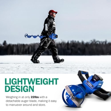 Landworks Electric Ice Auger - Eco-Friendly & Powerful
