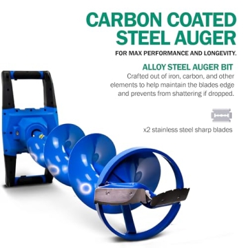 Landworks Electric Ice Auger - Eco-Friendly & Powerful